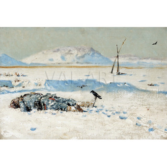 РЕПРОДУКЦИИ НА КАРТИНИ Падналият войник (1879)